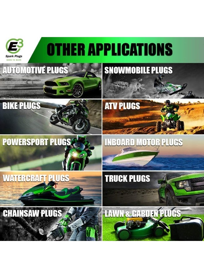 E3 شمعات الإشعال E3 لقطع غيار السيارات 1/صندوق - Image 4