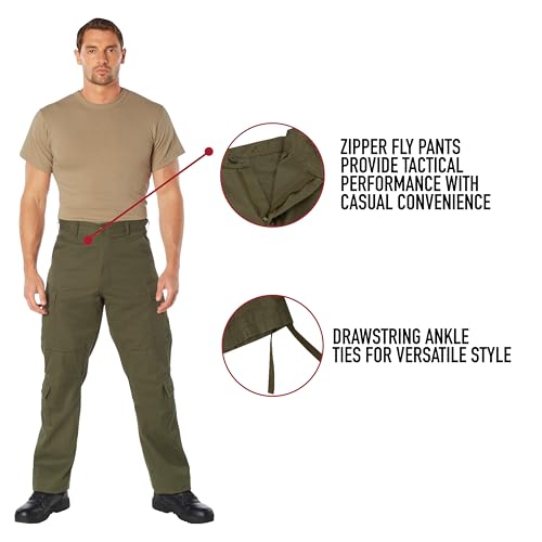 Rothco Vintage Paratrooper Cargo Fatigue Pants – Tactical Outdoor Comfortable Casual, Tiger Stripe Camo, 2XL - Image 5