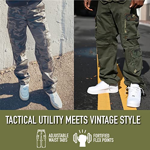Rothco Vintage Paratrooper Cargo Fatigue Pants – Tactical Outdoor Comfortable Casual, Tiger Stripe Camo, 2XL - Image 4