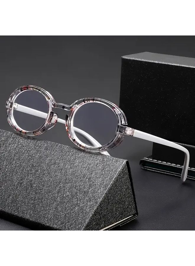 Vintage Oval Reading Glasses Grey 3 5 Strength Lightweight Durable Everyday Use - Image 2