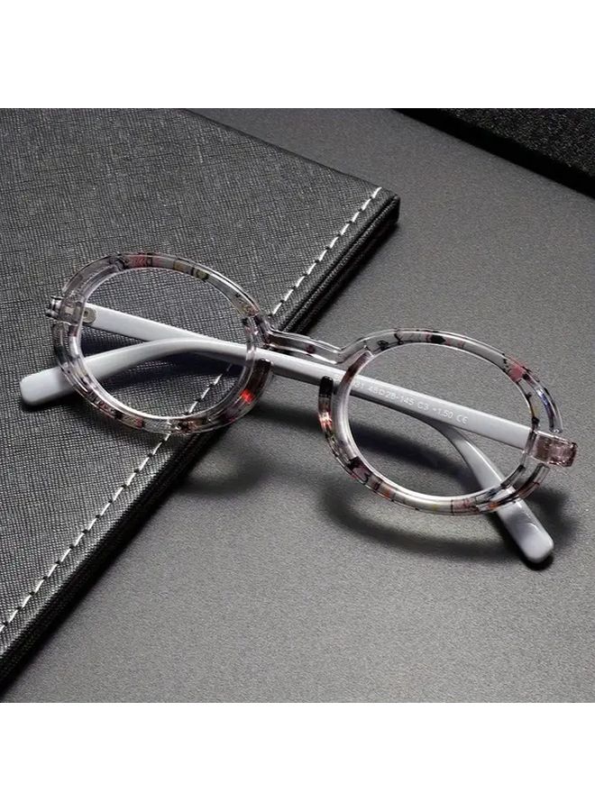 Vintage Oval Reading Glasses Grey 3 5 Strength Lightweight Durable Everyday Use - Image 5