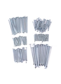 LAWAZIM Hardware Nails Kit - 235 Piece | Long Nails for Hanging Pictures, 6 Sizes Wire and Common Brad Nails Flat Nails Finishing Nails Wall Nails for Pictures Hanging Woodworking.  - Image 1