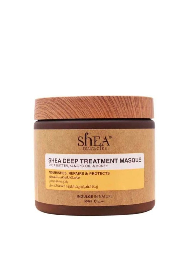 ShEA miracles Hair Masque Almond Oil & Honey 500ml - Image 1