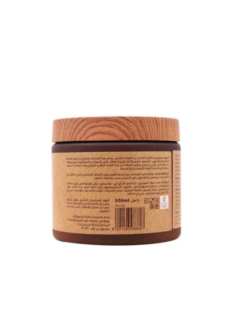 ShEA miracles Hair Masque Almond Oil & Honey 500ml - Image 2