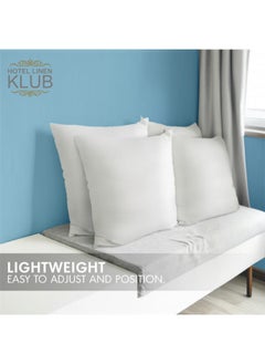 Hotel Linen Klub حشوة وسادة عبوة من 4 قطع - القماش: غير منسوج ، التعبئة 300 جرام ألياف غير سيليكونية - الحجم: 40 × 40 سم  - Image 4