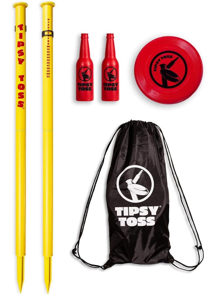 GoSports GoSports Tipsy Toss Game Set  Flying Disc Bottle Drop Yard Game  Choose Pro or Standard  - Image 1