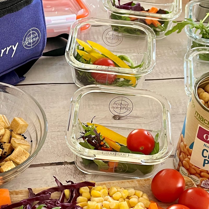 Portion Perfection Bariatric Must Haves / 3 Pk Bariatric Meal Prep Containers Reusable Glass Portion Control Container | Gastric Sleeve Must Haves | Bari Preppers - Image 4