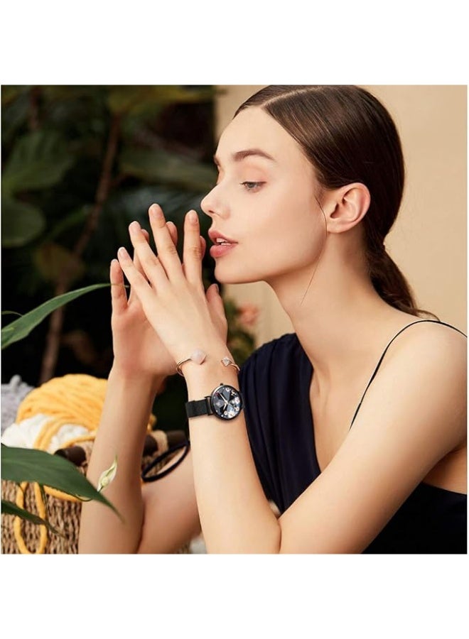 SHENGKE Ladies Creative Women's Luxury Watch Brand Mesh Dress Watch - Image 5
