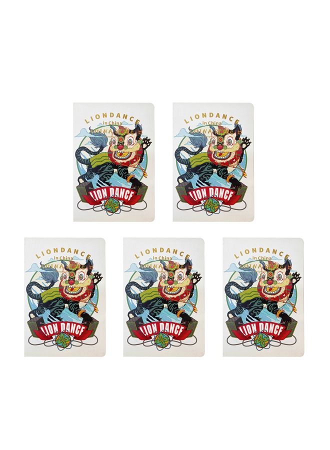 XIANGYU 5-Piece A5 Thread Stitching Student Notebook Lined Exercise Book For School - Image 1