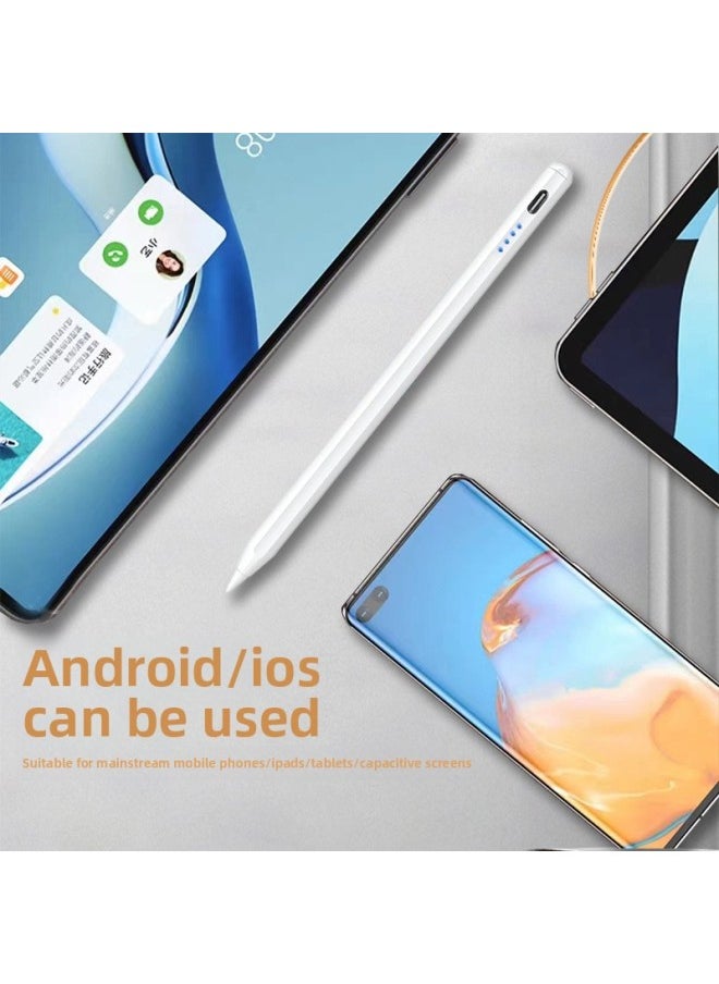 Ipad Capacitive Pen For ApplePencil Tablet Active Adsorption Touch Screen Stylus For AppleStylus-Color:2260 Capacitive Pen 【universal White】  - Image 4