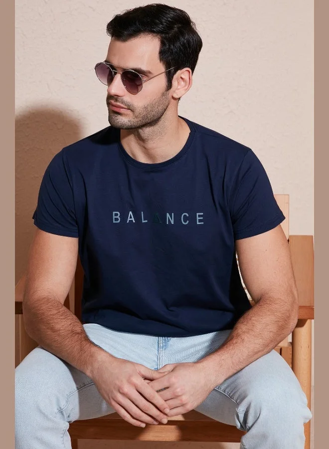 Buratti  Buratti Cotton Slim Fit Crew Neck T Shirt Men's T SHIRT 541BALANCE for Men | Best Price UAE