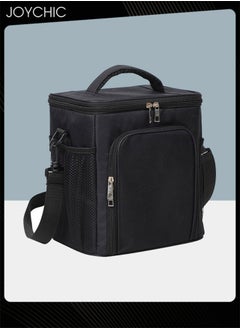 Joychic Solid Pattern Large Capacity Food Insulation Bag Antifouling and Leakproof Reusable Lunch Bag with Handle Strap for School Office Work Travel Outdoor  - Image 2