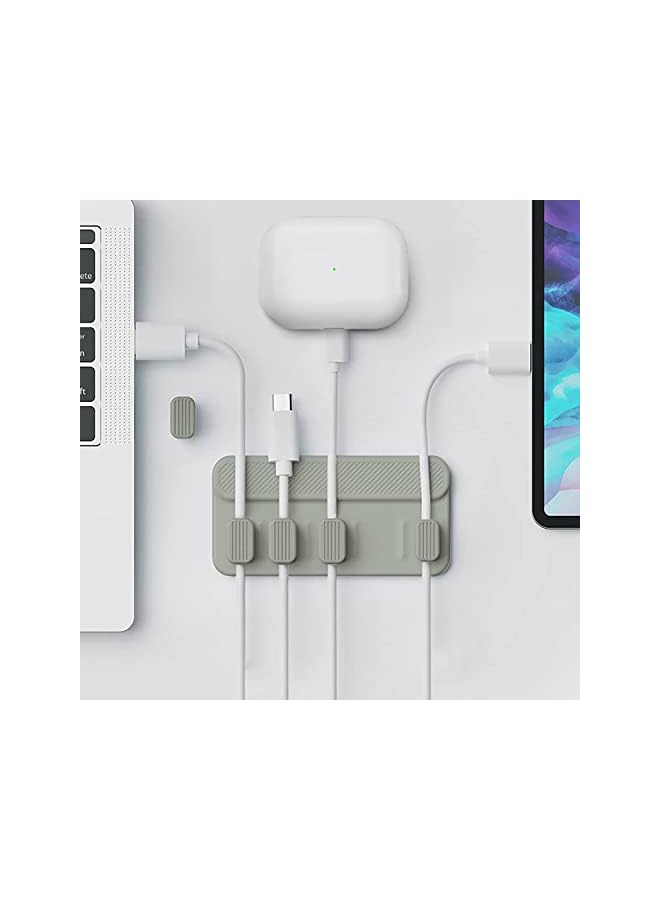 Green Tiger Magnetic Cable Management Clips, Cable Smooth Adjustable Cord Holder, Under Desk Cable Management, Adhesive Wire Holder Keeper Organizer for Home Office Desk Phone Car Wall Desktop Nightstand - Image 3