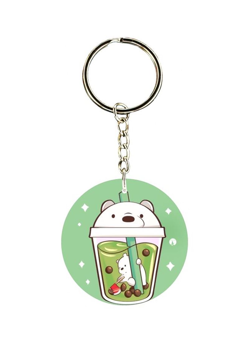 RKN Bear Printed Keychain
