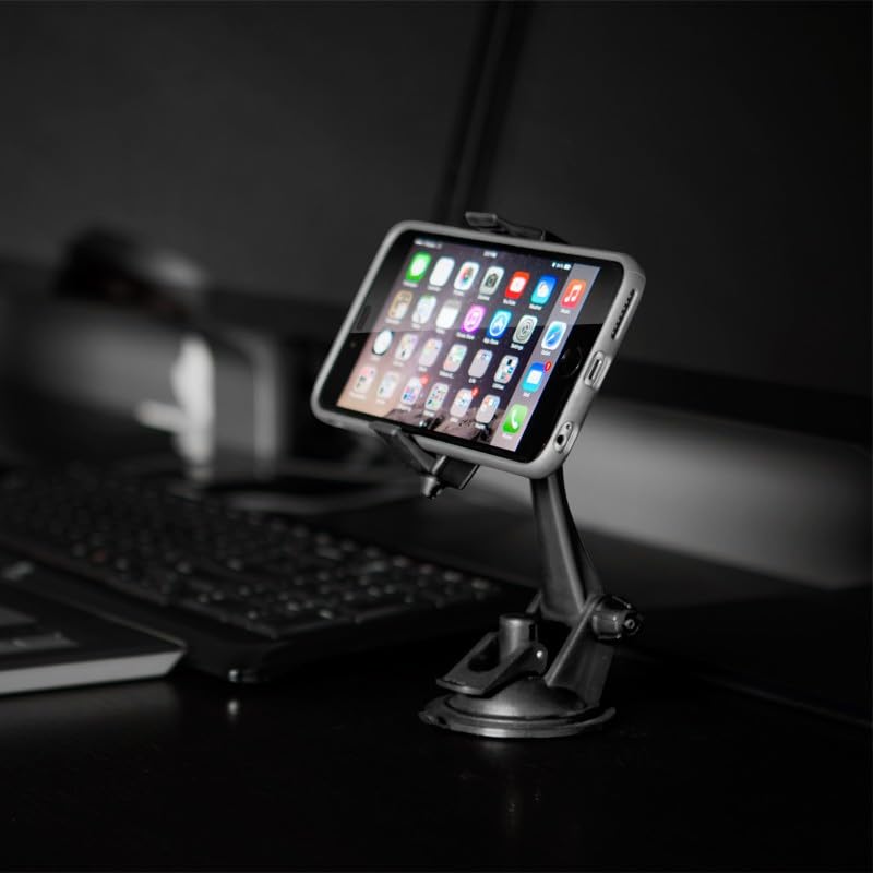 Arkon حامل ARKON Grip 2 للهاتف المحمول | حامل شفط قوي | جاهز لنظام GPS | عرض قابل للتعديل 360° | متوافق مع آيفون، سامسونج، جوجل، هواوي، والمزيد | MG279 - Image 4