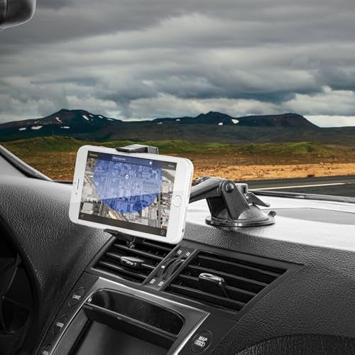 Arkon حامل ARKON Grip 2 للهاتف المحمول | حامل شفط قوي | جاهز لنظام GPS | عرض قابل للتعديل 360° | متوافق مع آيفون، سامسونج، جوجل، هواوي، والمزيد | MG279 - Image 3