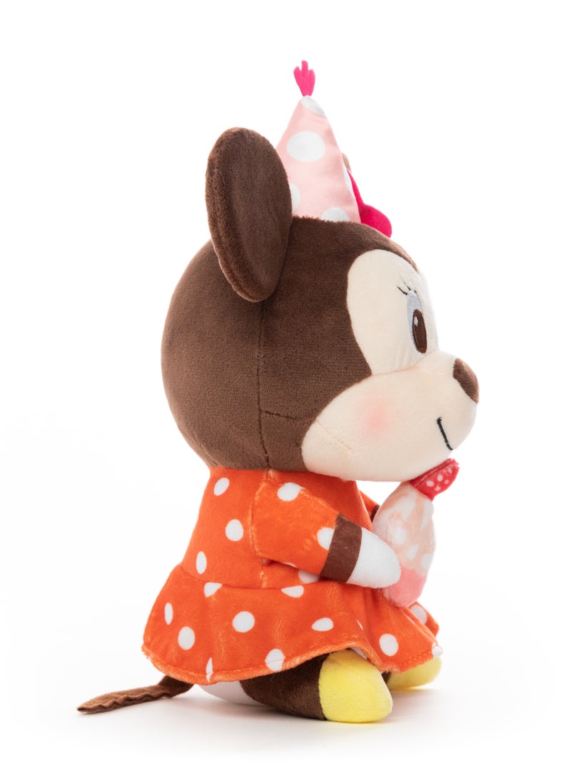 Disney مجموعة ديزني المحشوة ميني احتفال قلوب العشاق 12 بوصة | لعبة ناعمة | ميني ماوس - Image 4