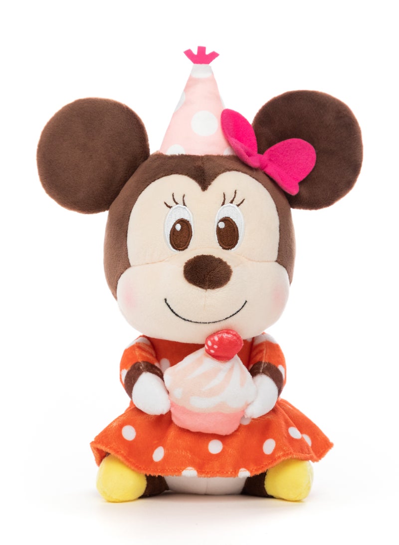Disney مجموعة ديزني المحشوة ميني احتفال قلوب العشاق 12 بوصة | لعبة ناعمة | ميني ماوس - Image 1