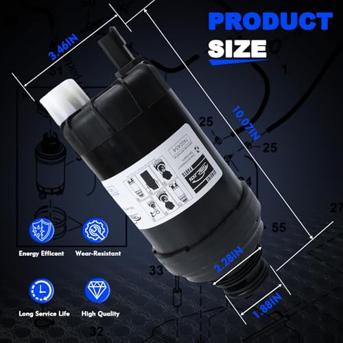 TRSCJXN 7400454 Fuel Filter Water Separator Replace 7023589 Fit for Bobcat Skid Steer & Loaders T/S Series A770 T770 T750 T650 T595 T590 S450 S590 for Excavators E32 E35 E42 E45 for Versahandlers V519 V723 - Image 5