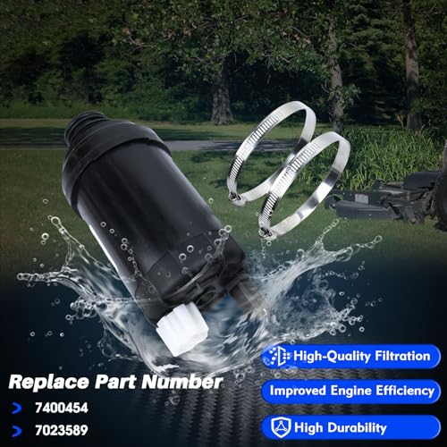 TRSCJXN 7400454 Fuel Filter Water Separator Replace 7023589 Fit for Bobcat Skid Steer & Loaders T/S Series A770 T770 T750 T650 T595 T590 S450 S590 for Excavators E32 E35 E42 E45 for Versahandlers V519 V723 - Image 2