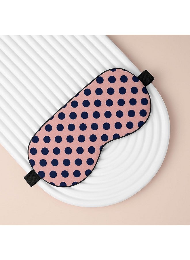 Jenna Polyester Cute Gel Sleeping Eye Shade Mask Cover For Insomnia, Meditation, Puffy Eyes And Dark Circles Polka Blackpink - Image 5