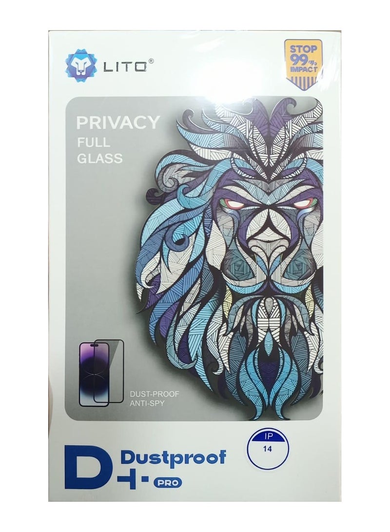 ليتو واقي شاشة مقاوم للغبار D+ لجهاز iPhone 14