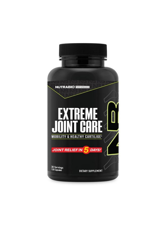 NutraBio Extreme Joint Care - Joint Support Supplement for Joint Relief, Pain-Free Movement - Supports Healthy Joints, Mobility, and Cartilage- Full Joint and Musculoskeletal Support - 120 Capsules - Image 1