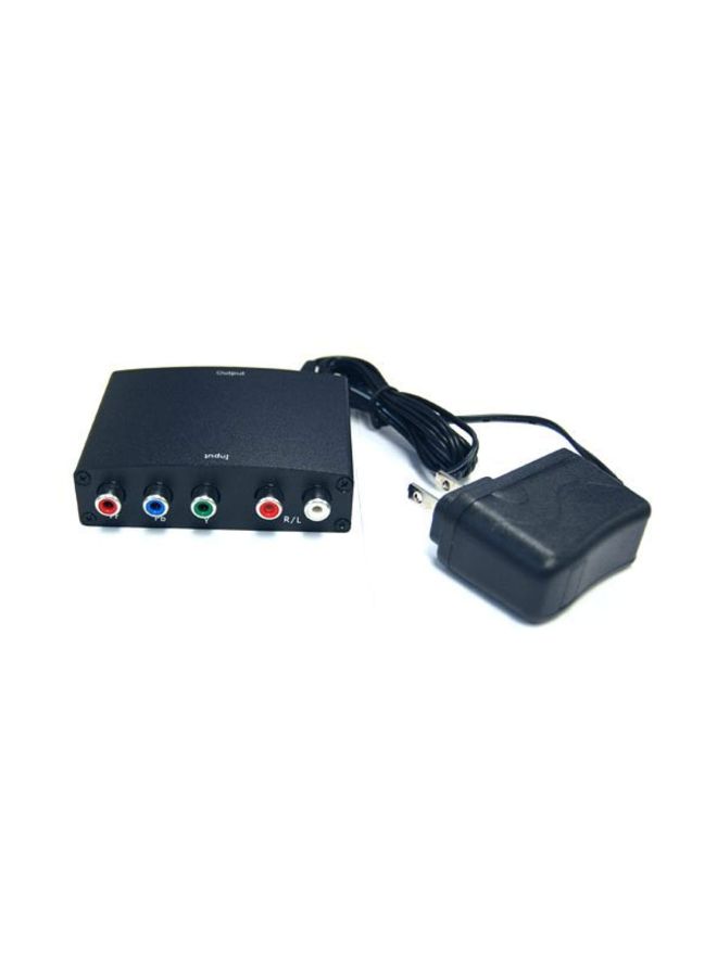 NIBEMINENT Component To HDMI Convertible Adapter Black  - Image 3