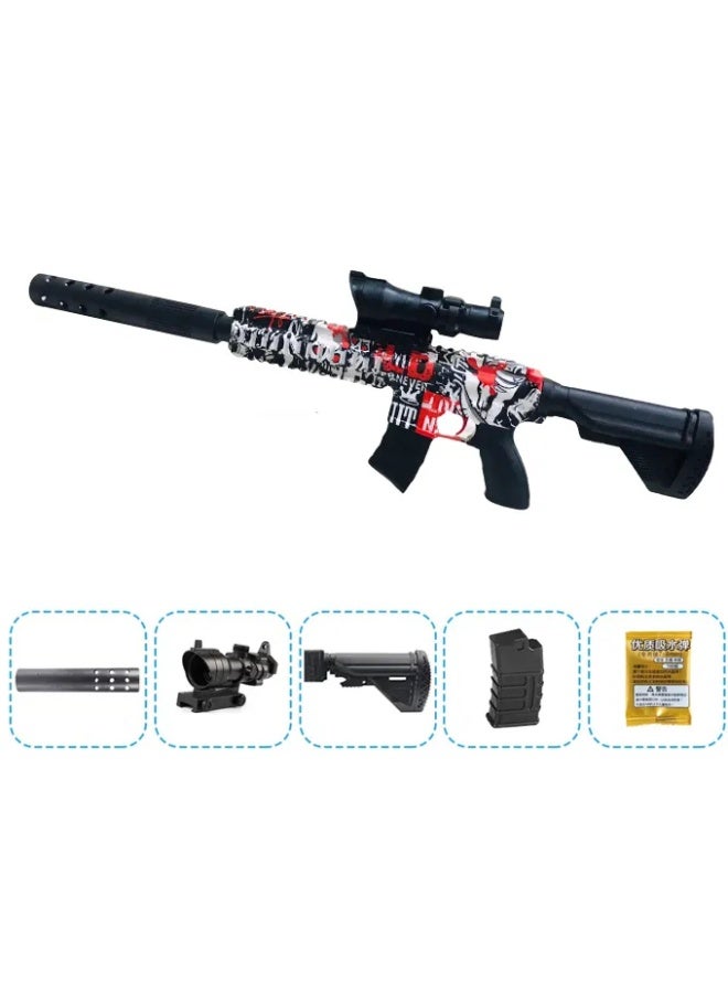 Elite M416 Manual Reload Gel Blaster Toy Gun 58cm | Military Style Toy Blaster | Multicolor Outdoor Action Toy | Lightweight Role Play Toy for Kids - Image 3