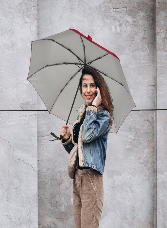 black sparrow مظلة سفر أوتوماتيكية من بلاك سبارو - أنيقة ومقاومة للرياح والمطر، صغيرة الحجم وقوية في مواجهة الرياح، مزودة بزر فتح/إغلاق تلقائي، تصميم ثلاثي الطي مناسب للسفر، مظلة مثالية للرجال والنساء - Image 3
