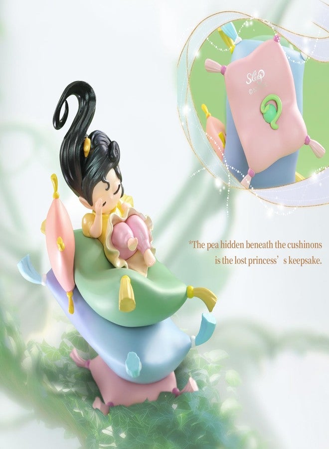 52TOYS إصدار حصري من 52TOYS Sleep Overseas - مجسم شخصية "أحلام على وسادة"، 4.72 بوصة، يتضمن قاعدة عرض، قطع مغناطيسية لمغناطيس الثلاجة، لعبة فنية مثالية لهواة الجمع من النساء - Image 4
