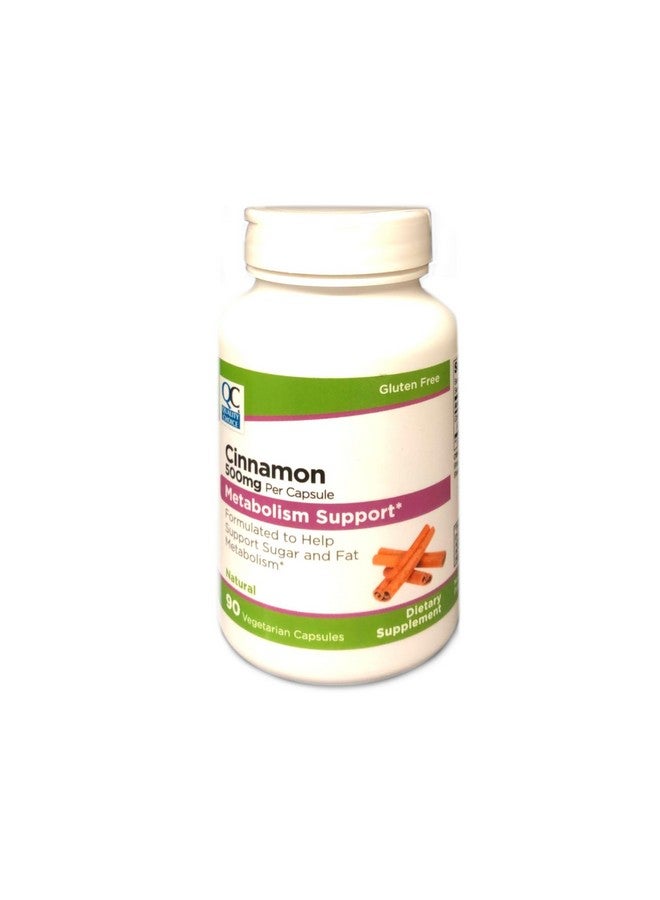 Quality Choice Quality Choice Cinnamon 500 mg Vegetarian Vitamin Supplement in 90 Count Bottles - Image 3