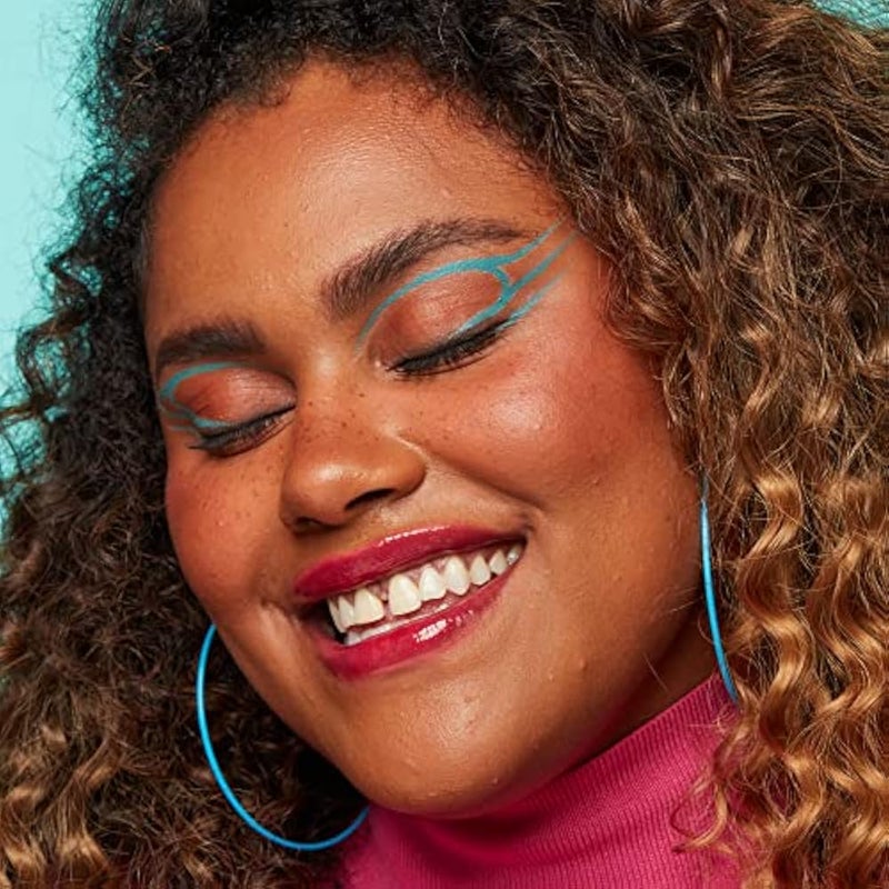 NYX PROFESSIONAL MAKEUP | VIVID BRIGHTS COLORED LIQUID EYELINER - CYAN SIMP - Image 3