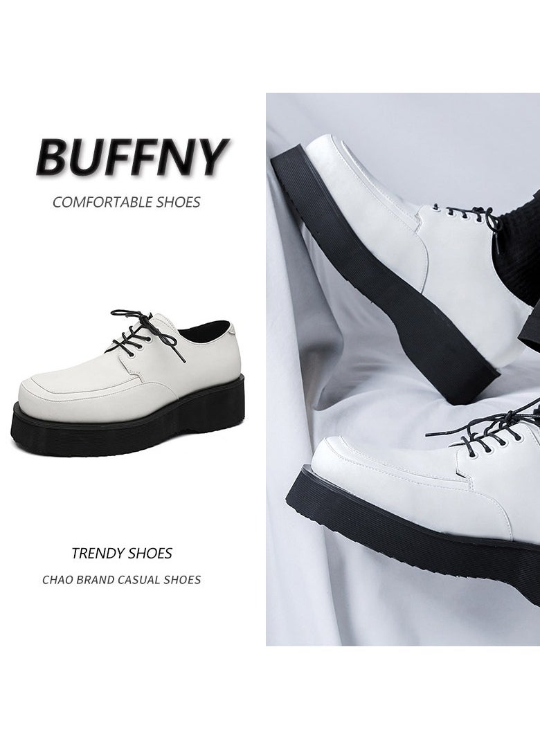 Warrior - Versatile Retro Casual Leather Shoes - Image 1