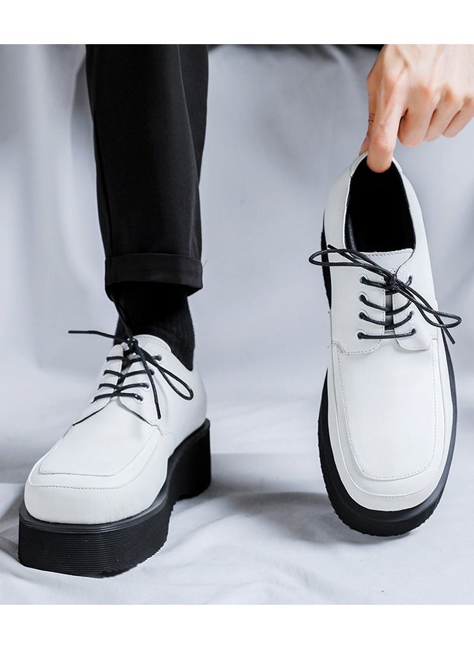 Warrior - Versatile Retro Casual Leather Shoes - Image 1