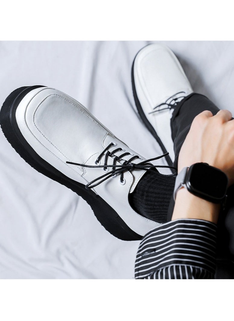 Warrior - Versatile Retro Casual Leather Shoes - Image 1