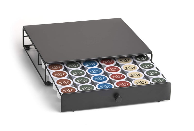 NIFTY Solutions Under The Brewer Coffee Pod Holder Holds 36 K Cup Pods Space Saving Design Fits Under All At Home Keurig Brewers - Image 3