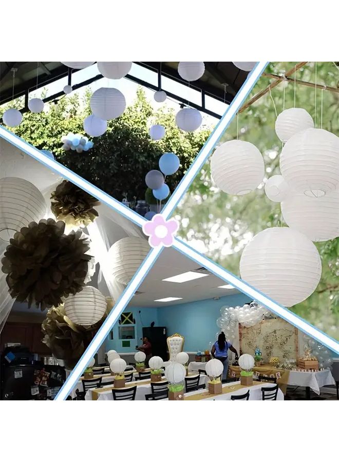 36 Pieces Mixed Paper Lanterns Set For Wedding Birthday Party Home Decor - Image 5