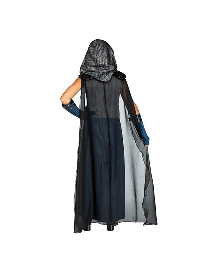 Ciao زي الفتاة المحاربة من العصور الوسطى للأطفال من 10-12 سنة | فستان الأميرة الفارسية Guerriera Medioevale | زي ملكة العصور الوسطى للفتيات لعيد الهالوين، الكرنفال ولعب الأدوار - Image 3