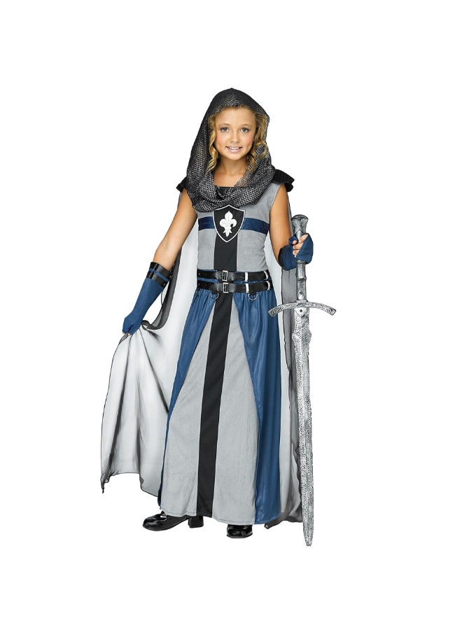 Ciao زي الفتاة المحاربة من العصور الوسطى للأطفال من 10-12 سنة | فستان الأميرة الفارسية Guerriera Medioevale | زي ملكة العصور الوسطى للفتيات لعيد الهالوين، الكرنفال ولعب الأدوار - Image 4