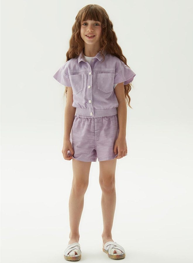 Tyess Girl Lilac Vest - Image 1