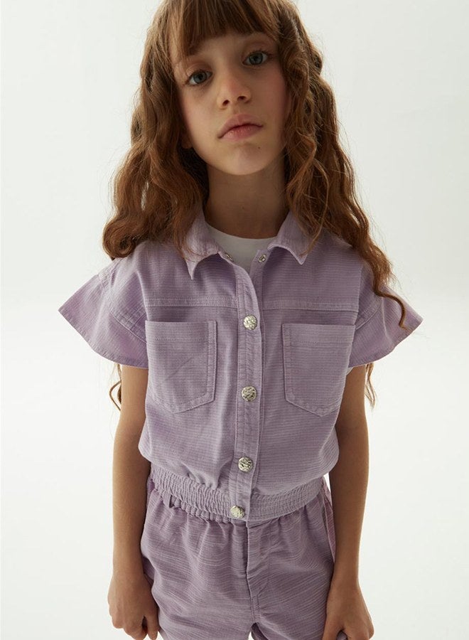 Tyess Girl Lilac Vest - Image 2