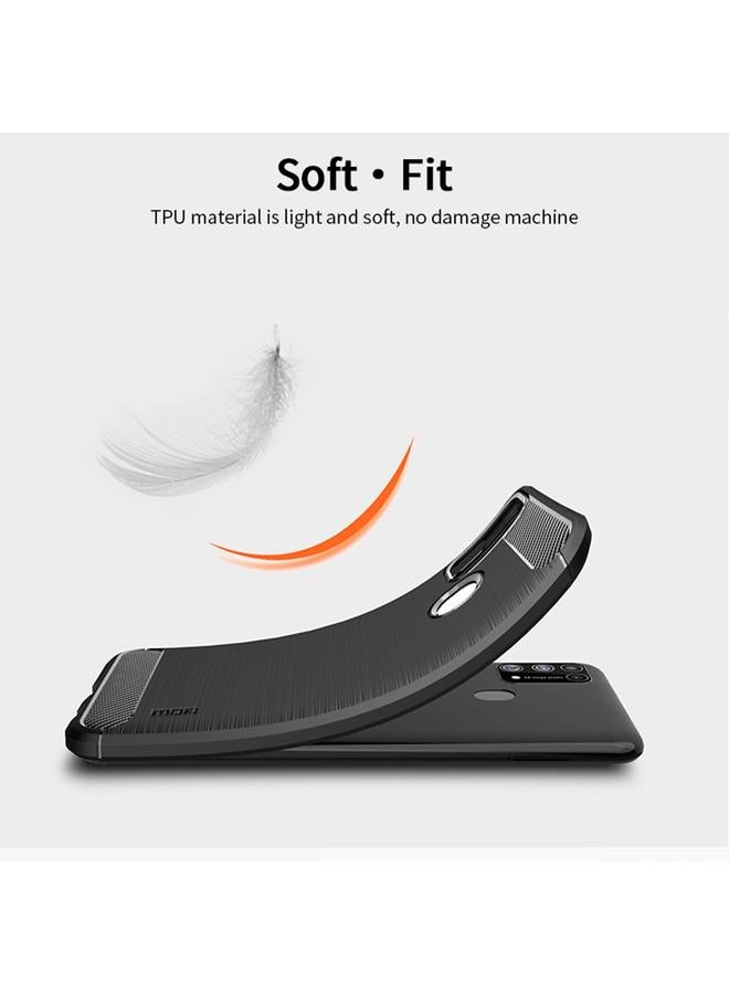 موفي جراب لهاتف Samsung Galaxy M31/ F41/ M21s/ M31 Prime Gentleness Series مصنوع من ألياف الكربون الناعمة والمصقولة TPU - Image 2