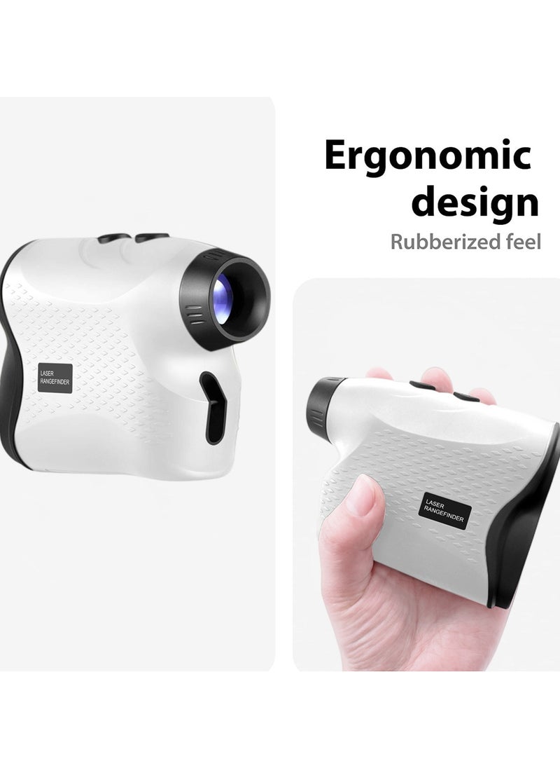 Generic Laser Rangefinder for Golf – Measure Distance 5-500 Yards with ±1 Yard Accuracy, Handheld Outdoor Telescope, Fast Focus, Ergonomic Rubber Design, Golf Laser Distance Meter  - Image 3