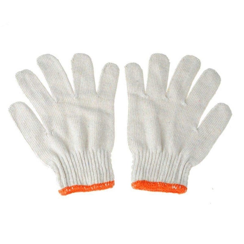 Workman Knitted Cotton Work Gloves - Pack of 12 Pairs - Image 2