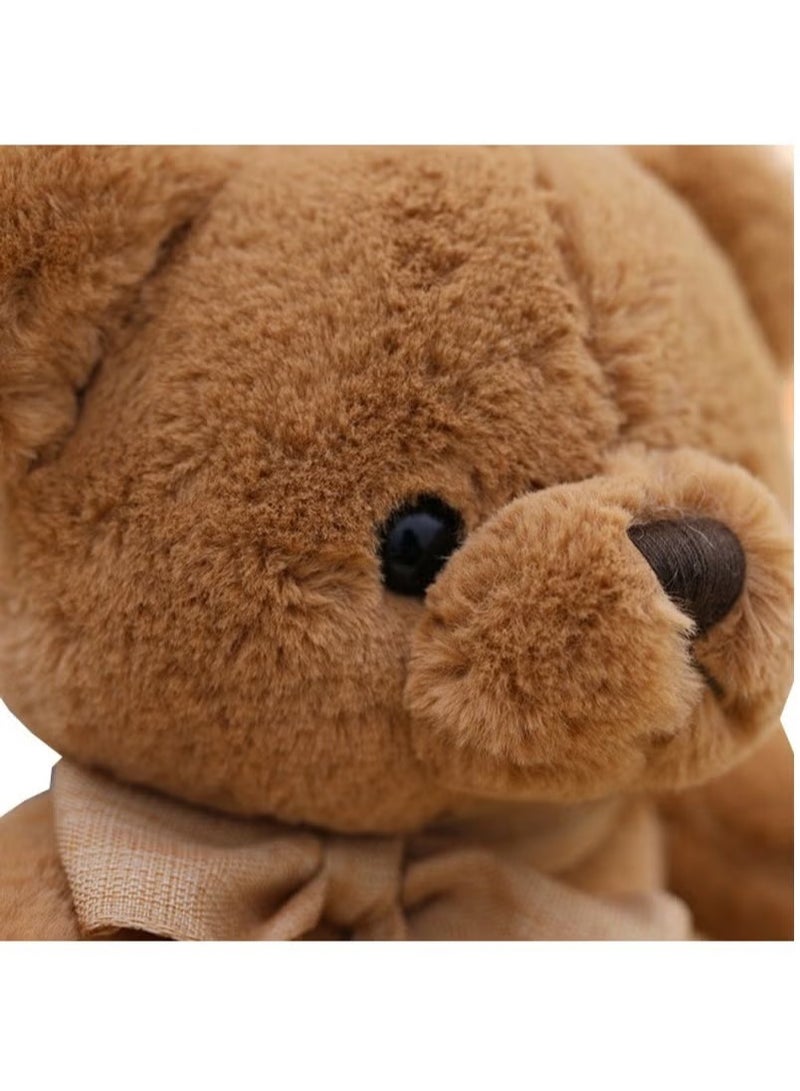 22 سم دب فخم لعبة الحيوانات لطيف المحشو هدية مثالية للأطفال بني بني - Image 2