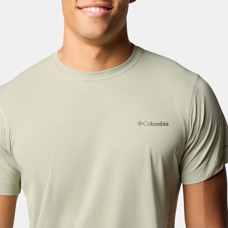 Columbia Green Men's Zero Rules Light Technical Hiking T-Shirt for Men | Best Price UAE