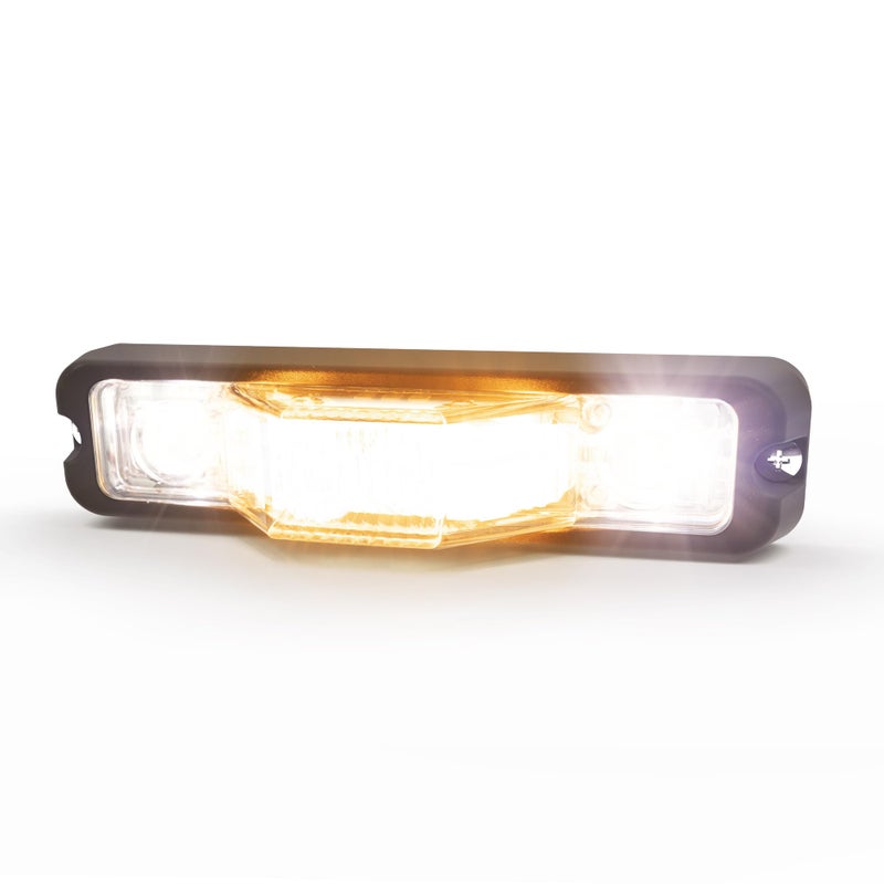 ضوء تحذيري LED برتقالي واضح
