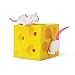 Play Visions Stretchy Mice and Cheese Toy 2 Squishable Figures And Cheese Block Stress Busting Fidget Toy - Image 3