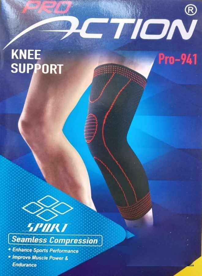 PRO ACTION Soft Elastic Knee Support